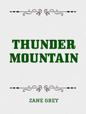 cover image of Thunder Mountain